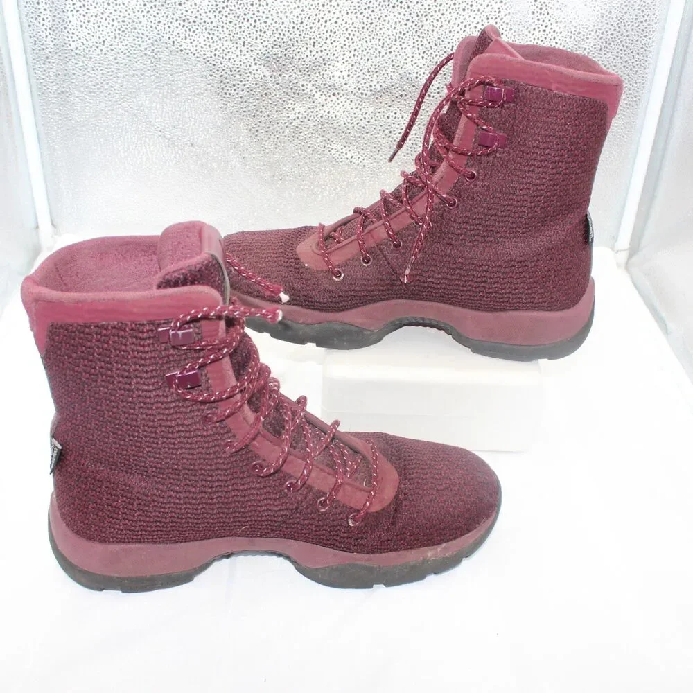 Rare Air Jordan Future Boot Sz 9 Winter Sneaker Cleat Night Maroon 854554-600